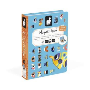 Janod Magnetibook Trópusi halak Mágneses könyv gyerekeknek