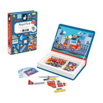 Janod Magnetibook Tűzoltók Mágneses könyv gyerekeknek