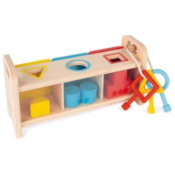 Janod Montessori Beillesztés és válogatás kulcsokkal és zárakkal
