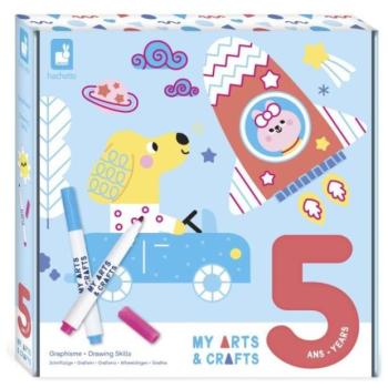 Janod My arts&crafts Kreatív készlet Íráselőkészítő 5 éves kortól kép