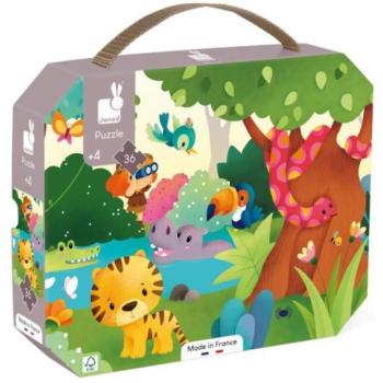 Janod Panoráma puzzle tokban Jungle 36 db