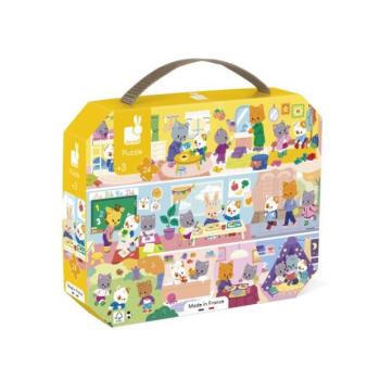 Janod Puzzle bőröndben Az én napom 24 db kép