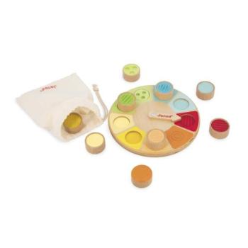 Janod Sensory Kör alakú tapintású szenzoros memóriajáték különböző felületekkel kép