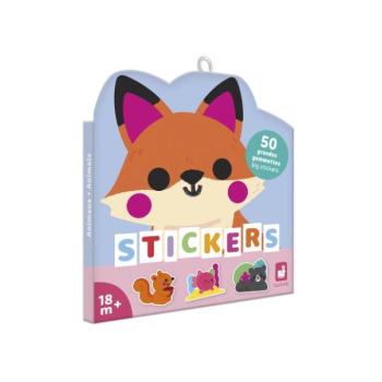 Janod Stickers Állatos Matricák 50 db 18 hónapos kortól csomag S kép