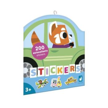 Janod Stickers Matricák Közlekedési eszközök 200 db kép