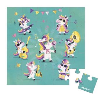 Janod Születésnapi üdvözlet puzzle Egyszarvúval kép