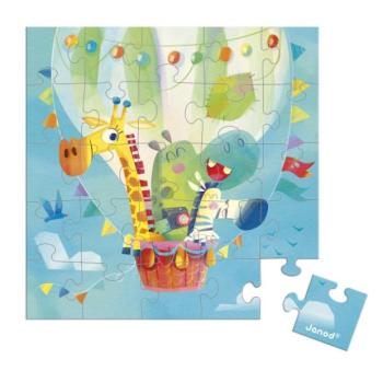 Janod Születésnapi üdvözlet puzzle Léggömbbel kép
