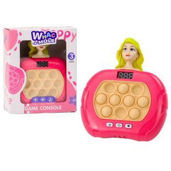 Játék Pop-It Wac-A-Mole Doll Lights Hangok Pink Sensory kép