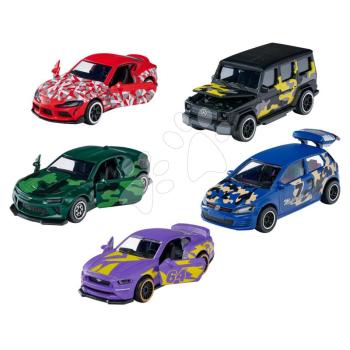 Játékautók terepszínűek Limited Edition 8 Giftpack Majorette fém 7,5 cm hosszú szett 5 fajta ajándékcsomagolásban kép