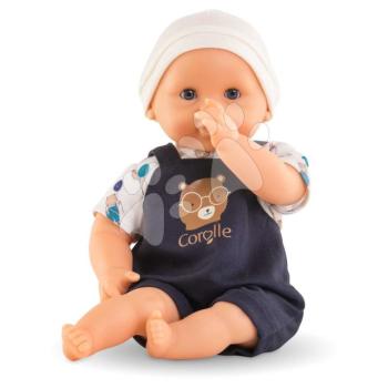 Játékbaba Bébé Calin Mael Teddy Bear Mon Premier Poupon Corolle barna pislogó szemekkel 30 cm 18 hó-tól kép