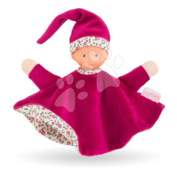 Játékbaba dédelgetésre Tidoudou Pink Grenadine Mon Doudou Corolle extra puha textilből kék szemekkel 17 cm 0 hó-tól kép