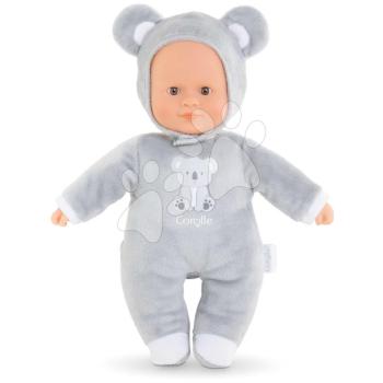 Játékbaba koala Sweet Heart Koala Corolle barna szemekkel és levehető füles kapucnival szürke 30 cm 9 hó-tól kép