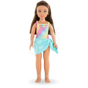Játékbaba Luna at the Beach Set Corolle Girls hosszú barna haj 28 cm 5 kiegészítő 4 évtől kép