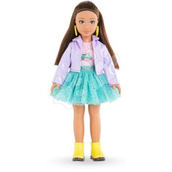 Játékbaba Luna Milan Fashion Week Set Corolle Girls hosszú barna haj 28 cm magas 4 kiegészítővel 4 évtől kép