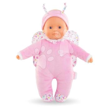 Játékbaba pillangó Sweet Heart Butterfly Mon Doudou Corolle kék szemek és szárnyak 30 cm 9 hó-tól