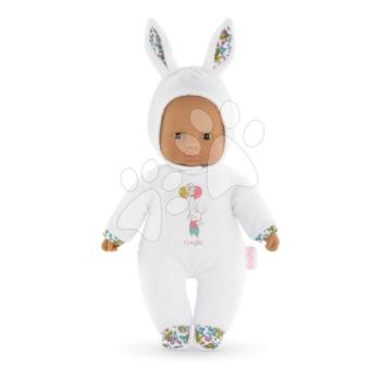 Játékbaba Sweet Heart White Bunny Mon Doudou Corolle fekete szemekkel és kapucnival 30 cm 0 hó-tól kép