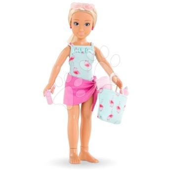 Játékbaba Valentine at the Beach Set Corolle Girls szőke haj 28 cm 5 kiegészítő 4 évtől kép