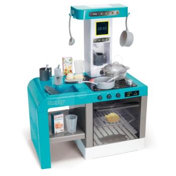 Játékkonyha Cheftronic Bubble Blue Smoby elektronikus buborékoló hanggal és fénnyel és 22 kiegészítővel kép