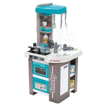 Játékkonyha elektronikus Tefal Studio Kitchen Bubble 360° Smoby mágikus bugyogással és 28 kiegészítővel 100 cm magas kép