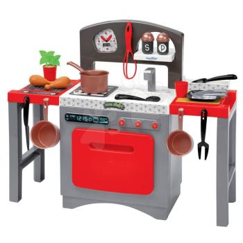Játékkonyha Modular 100% Chef Écoiffier bronz edényekkel és 24 kiegészítővel 18 hó-tól kép