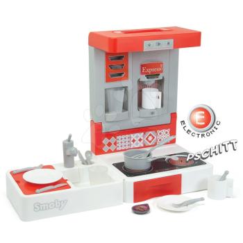 Cook&Go Red Smoby utazó konyha összecsukható 17 kiegészítővel kép