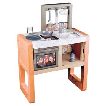 Játékkonyha Vanilla Kitchen Smoby 11 kiegészítővel 51 cm magas munkafelülettel kép