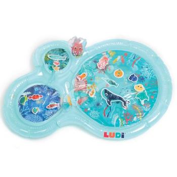 Játszószőnyeg vízzel Tenger Marine Water Play Mat Ludi hasaláshoz kék 10 hó-tól kép