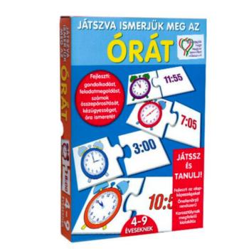 Játszva ismerjük meg az órát- oktató, logikai játék (BBJ) kép