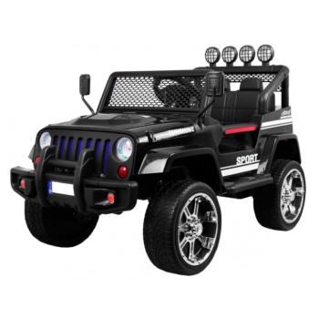 Jeep Raptor 4x4 fekete elektromos játékautó kép