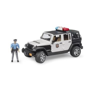BRUDER 02526 Jeep Wrangler Rendőrség figurával kép