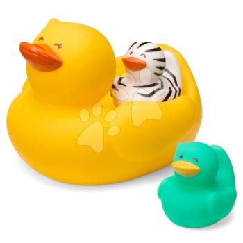 Kacsa mama kiskacsákkal kádba Bath Duck'n Family Infantino 6 hó-tól kép