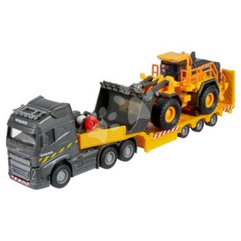 Kamion homlokrakodóval Volvo FH16 Truck & Wheel Loader Majorette 35 cm hosszaú kép