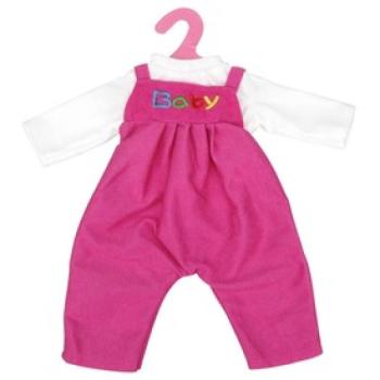 Kantáros nadrág és póló babaruha - 46 cm kép