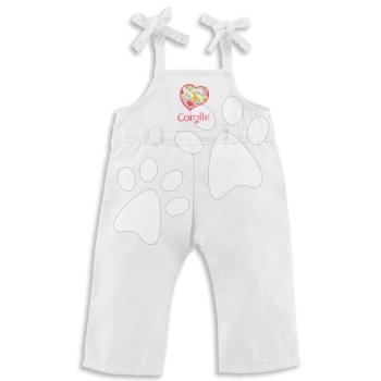 Kantáros nadrág Overalls White Ma Corolle 36 cm játékbabának 4 évtől kép