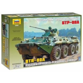 Katonai 3560 modellkészlet - BTR-80A orosz személyi hordozó (1:35) kép