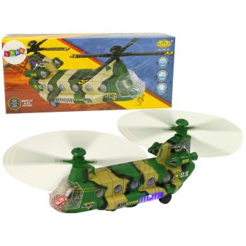 Katonai helikopter Hatalmas szárnyak Lights Sound Moro kép