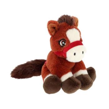 Keel Toys SE3496-2 Keeleco Póni vörösesbarna – ökoplüs játék 22 cm kép