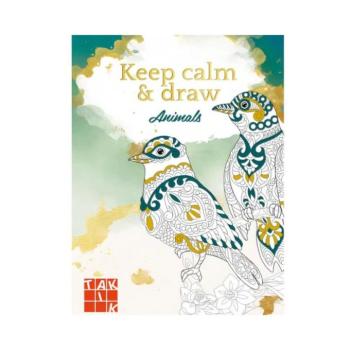 Keep calm & draw kreatív mandala színezők - Animals kép