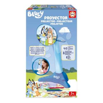 Képek rajzolása LED lámpás projektorral Bluey Projector Educa 40 dia képekkel 5 évtől kép