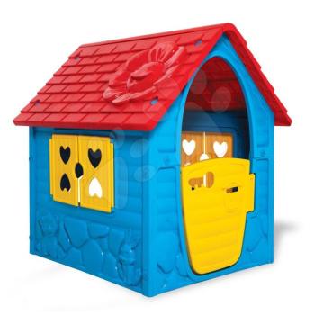 Keri házikó My First Playhouse Dohány virággal a tetőszerkezeten kék 24 hó-tól kép