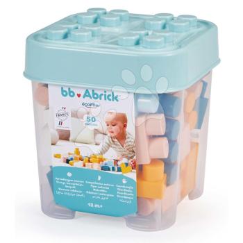 Készségfejlesztő építőjáték BB Abrick Écoiffier 50 kocka dobozban 12 hó-tól kép