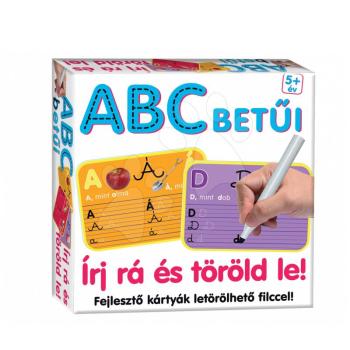 Készségfejlesztő játék Betűk ABC - írj rá és töröld le Dohány (nyelvek SK, CZ, HU, RO) 3 évtől kép