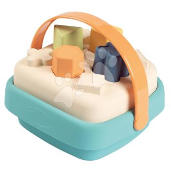 Készségfejlesztő kosár cukornádból Bio Sugar Cane Shape Sorter Little Smoby 8 kocka Green 100% újrahasznosítható 12 hó-tól kép