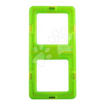 Kiegészítő mágneses építőjátékhoz Téglalap Rectangle Set Magformers 12 részes kép