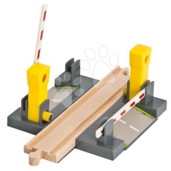 Kiegészítő vasúti sínpályához Train Level Crossing Eichhorn mágneses vasúti átjáró sorompóval 4 darabos kép