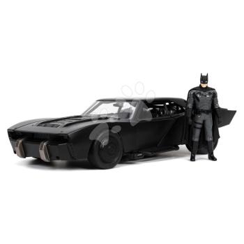 Kisautó Batman Batmobile Jada fém nyitható ajtókkal és Batman figurával hossza 19 cm 1:24 kép