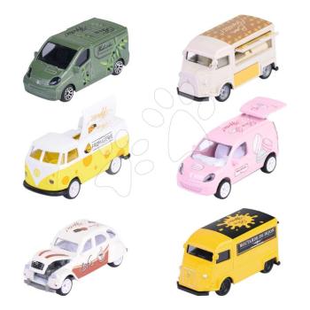 Kisautó French Touch Deluxe Cars Majorette fém felfüggesztéssel és gyűjtői boxban 7,5 cm hossza 6 különböző fajta kép