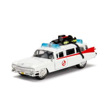 Kisautó Ghostbusters Cadillac Jada fém nyitható ajtókkal és gumikerekekkel 12 cm 1:32 kép