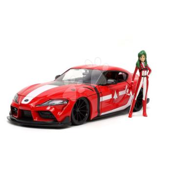Kisautó Robotech ´20 Toyota Sup Jada fém nyitható részekkel és Miriya Sterling figurával hossza 20 cm 1:24 kép