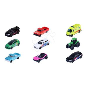 Kisautó Street Car Assorted Majorette fém 18 különböző fajta 4 cm hosszú 1:64 kép